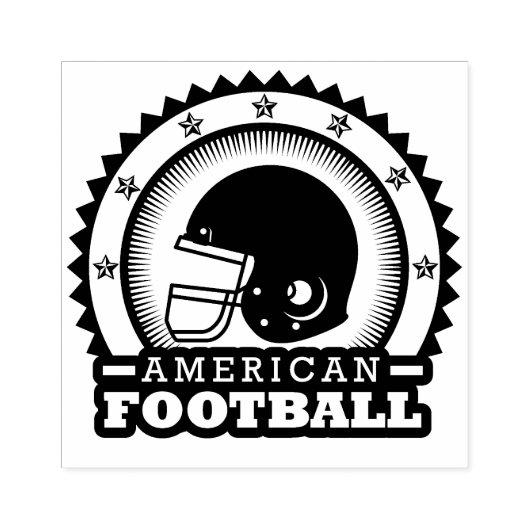 Football Rubberstempel (Afrduk)