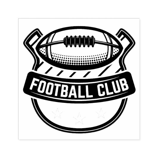 Football Rubberstempel (Afrduk)