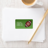 Football Rugby Ball Etiket (Insitu)