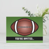 Football Rugby Birthday Kaart (Staand voorkant)