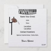 Football Santa Invitation - SRF Kaart (Achterkant)