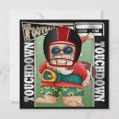 Football Santa Invitation - SRF Kaart (Voorkant)