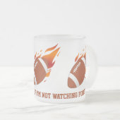 Football Satire Frosted Mok (Voorkant rechts)