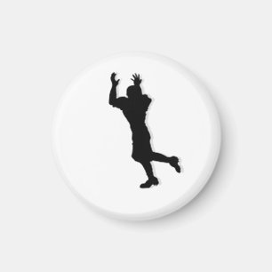 Football Schaak LABEL Ontvanger (Rook) - Wit-R Magneet