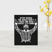 Football Scheidsrechter Funny Sports Fan T Shirten Kaart (Gele Bloem)