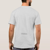 Football Scheidsrechter Grappige Cartoon. T-shirt (Achterkant)