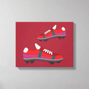 Football Schoenen Canvas Afdruk