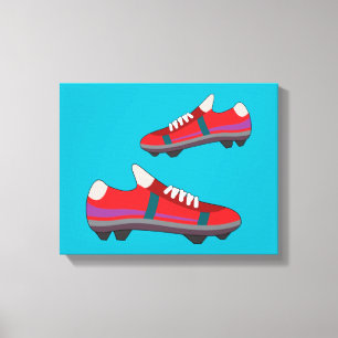 Football Schoenen Canvas Afdruk