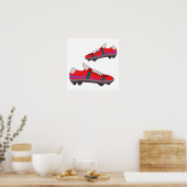 Football Schoenen Poster (Keuken)
