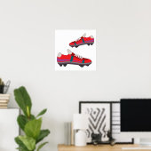 Football Schoenen Poster (Thuiskantoor)