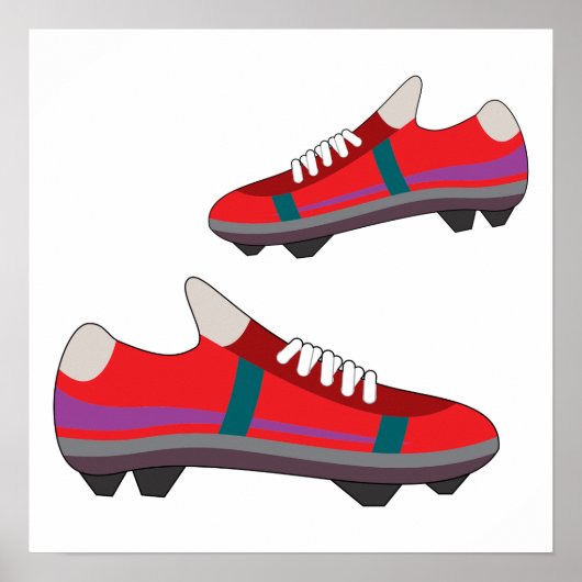Football Schoenen Poster (Voorkant)