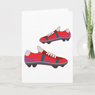Football Schoenen Wenskaarten Kaart