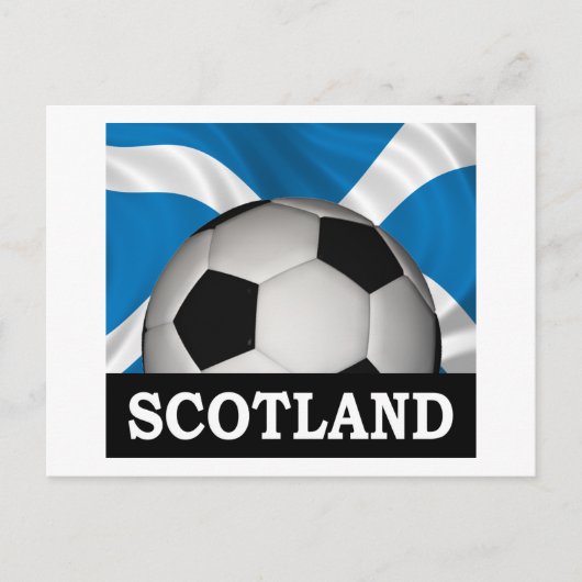 Football Schotland Briefkaart (Voorkant)