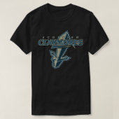 Football Scottish Claymores 1995 T-shirt (Design voorkant)