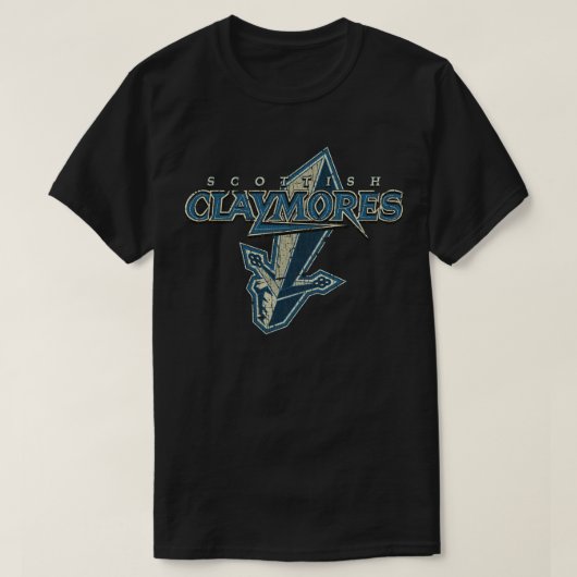 Football Scottish Claymores 1995 T-shirt (Design voorkant)