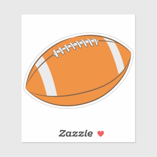 Football Season Football Sticker (Vel)