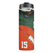 Football seizoen Aangepast Jersey nummer Thermosbeker (Voorkant)