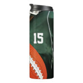 Football seizoen Aangepast Jersey nummer Thermosbeker (Geroteerd rechts)
