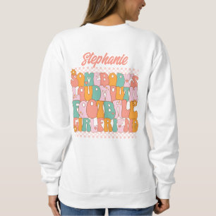 Football Seizoen Spel Dag Vibe Loudmouth Vriendin Trui