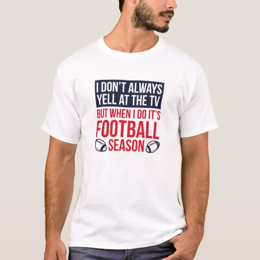 Football Seizoen T-shirt (Voorkant)
