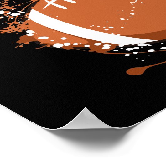 Football Seizoensafspeelbal Spaardag Poster (Hoek)