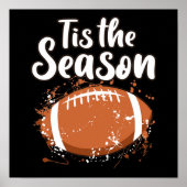 Football Seizoensafspeelbal Spaardag Poster (Voorkant)