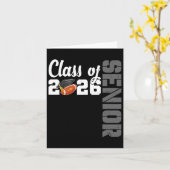 Football Senior CL van 2026 Afstuderen Senior 26 G Kaart (Gele Bloem)