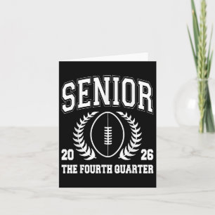 Football Senior CL van 2026 High School Senior 4e Kaart