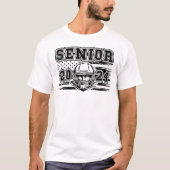 Football Senior Gift Afstuderen Student Gift T-shirt (Voorkant)