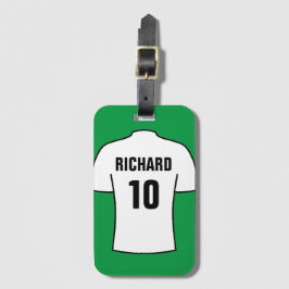 Football Shirt in wit Bagagelabel