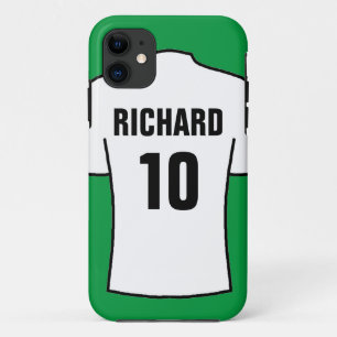 Football Shirt in wit Case-Mate iPhone Case