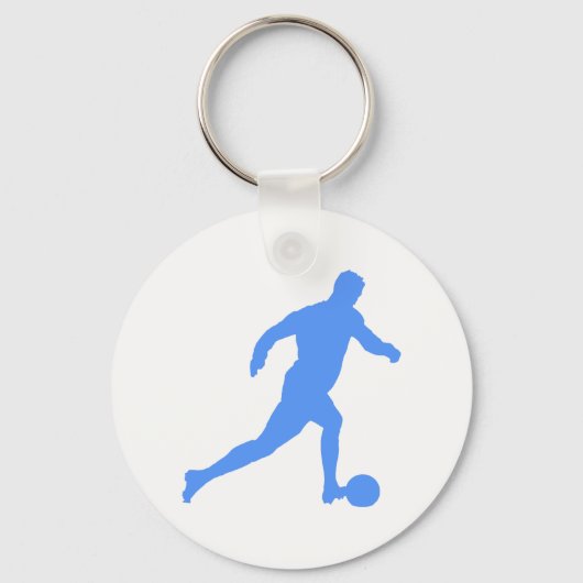 Football Silhouette Sleutelhanger (Voorkant)