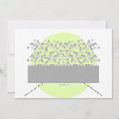 Football Silhouetten Uitnodiging (Achterkant)