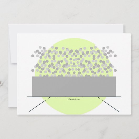 Football Silhouetten Uitnodiging (Achterkant)