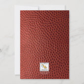 Football Silver Alle Gelegenheid Uitnodiging (Achterkant)