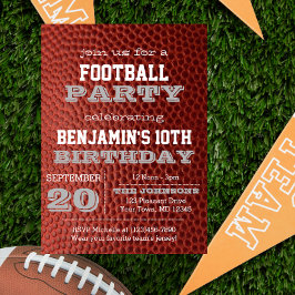 Football Silver Alle Gelegenheid Uitnodiging