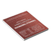 Football Silver Party Favor Chocolade Wrappers Notitieblok (Schuin)