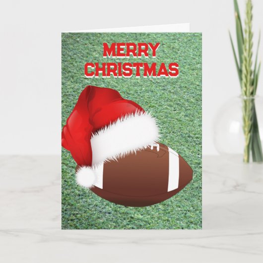 Football & Sinterklaas Aangepaste Kerst Kaarten (Voorkant)