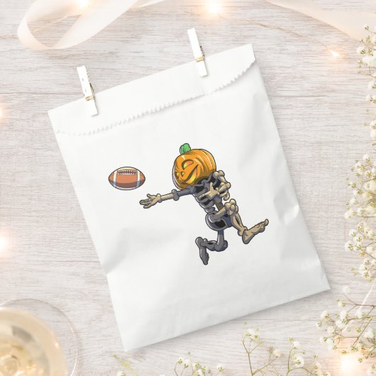 Football Skeleton Halloween Mannen Boys Football H Bedankzakje (Geknipt)