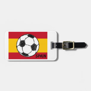 Football Sketch, Spanje Bagagelabel
