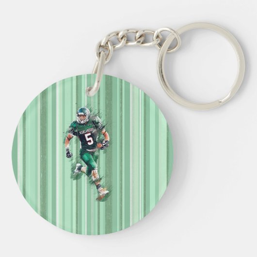 Football Sleutelhanger (Achterkant)