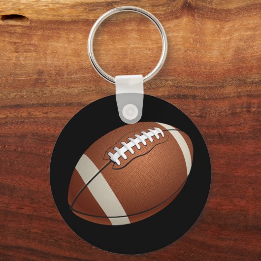 Football Sleutelhanger ID Label JOUW NAAM en numme (Achterkant)