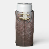 Football Slim Koelbox met  tekst Seltzer Blikjeskoeler (Seltzer Voorkant)