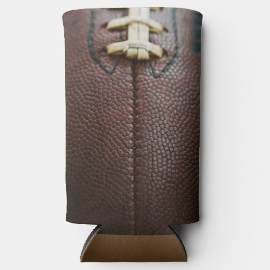 Football Slim Koelbox met  tekst Seltzer Blikjeskoeler (Voorkant)