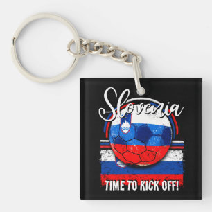 Football Slovenië Vlag, Sloveens voetbalelftal Sleutelhanger