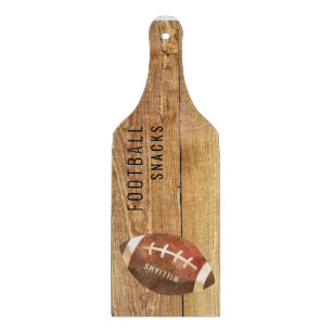 Football Snacks Aangepaste naam Snijplank