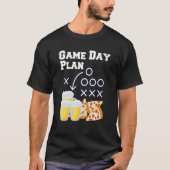 Football Snacks-game-plan T-shirt (Voorkant)
