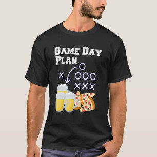 Football Snacks-game-plan T-shirt