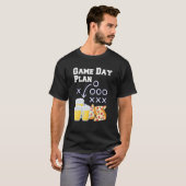 Football Snacks-game-plan T-shirt (Voorkant volledig)