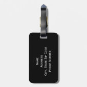 FOOTBALL SOCCER 2018 BAGAGELABEL (Achterkant verticaal)